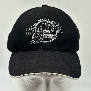 Hard Rock Cafe San Antonio 30 Year Anniversary baseball cap hat cap wool blend